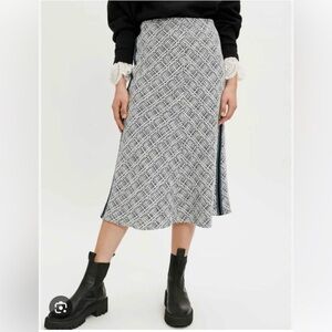 Maje Tweed Midi Skirt